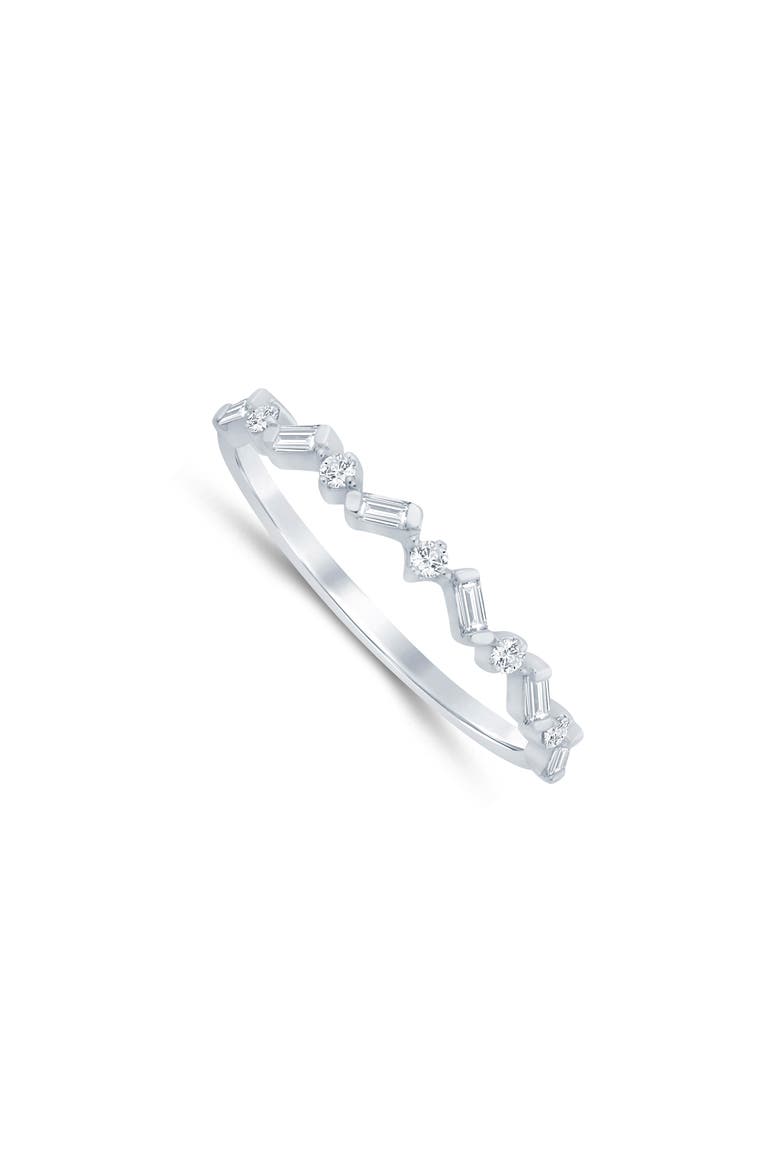 Diamond Band Ring - 0.14ct., Alternate, color, SILVER