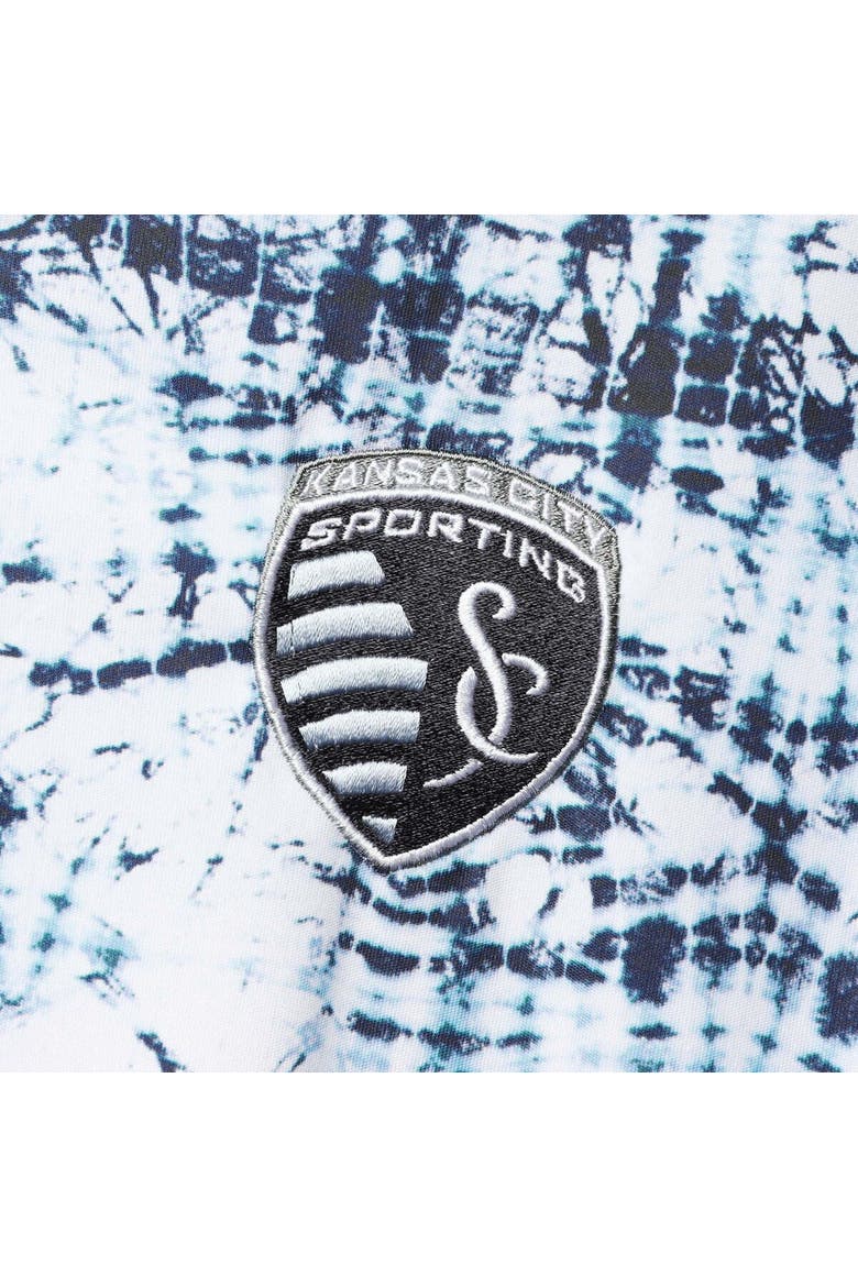 Men's Antigua Navy Sporting Kansas City Vivid Polo, Alternate, color, Navy