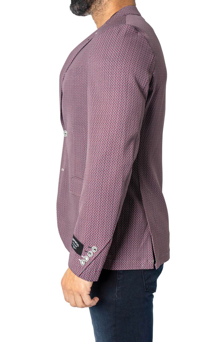 Maceoo Unconstructed French Rubies Red Blazer, Alternate, color, Red