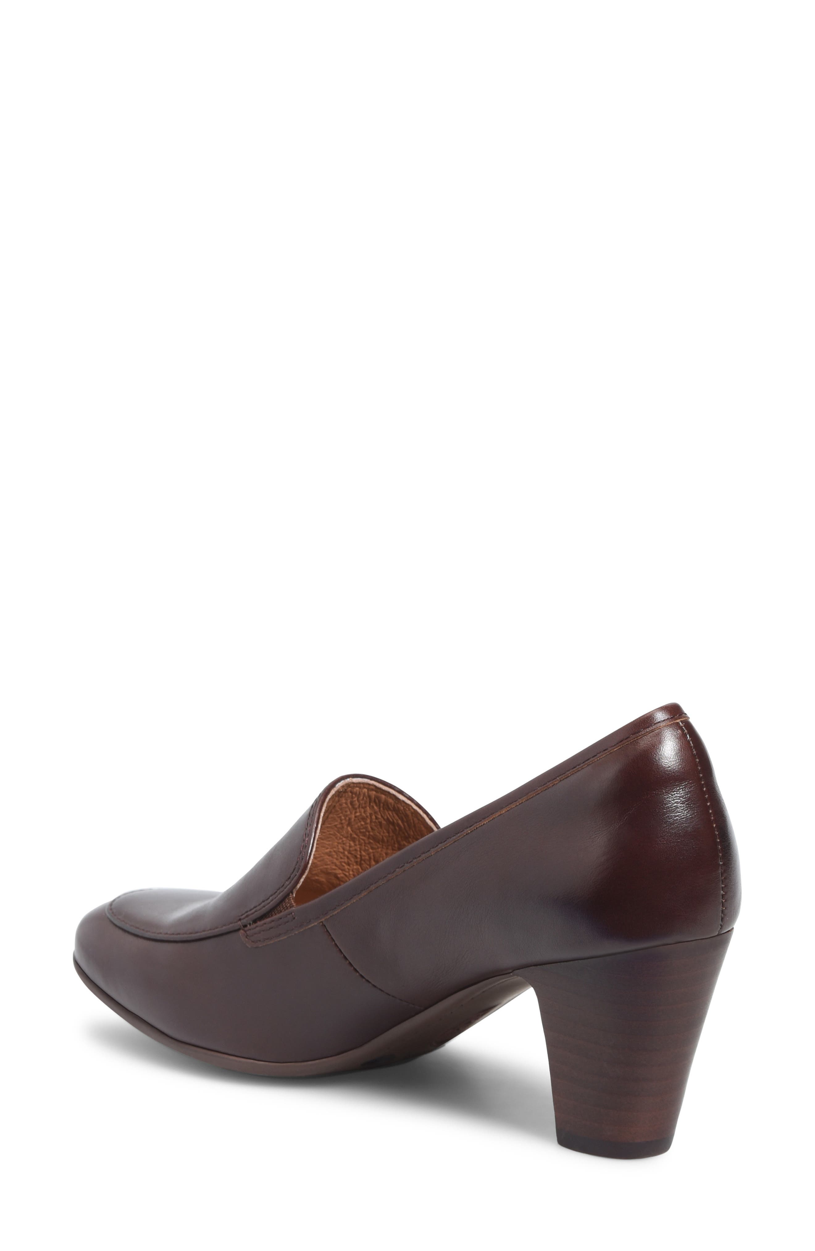 Söfft Lucinda Water Resistant Loafer Pump, Alternate, color, Chocolate