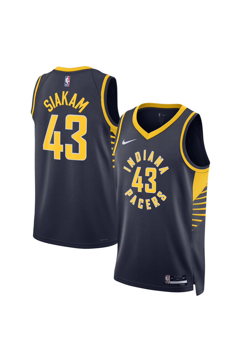 Unisex Nike Pascal Siakam Navy Indiana Pacers Swingman Jersey - Icon Edition, Main, color, Navy