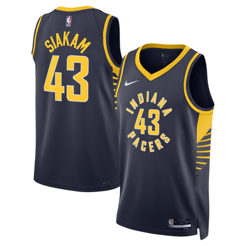 Unisex Nike Pascal Siakam Navy Indiana Pacers Swingman Jersey - Icon Edition
