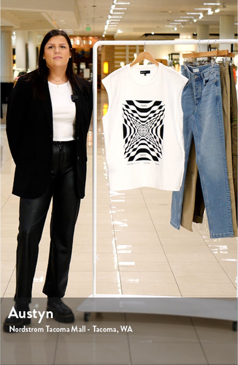 Relaxed Fit Textured Inside Out Graphic Tank, sales video thumbnail