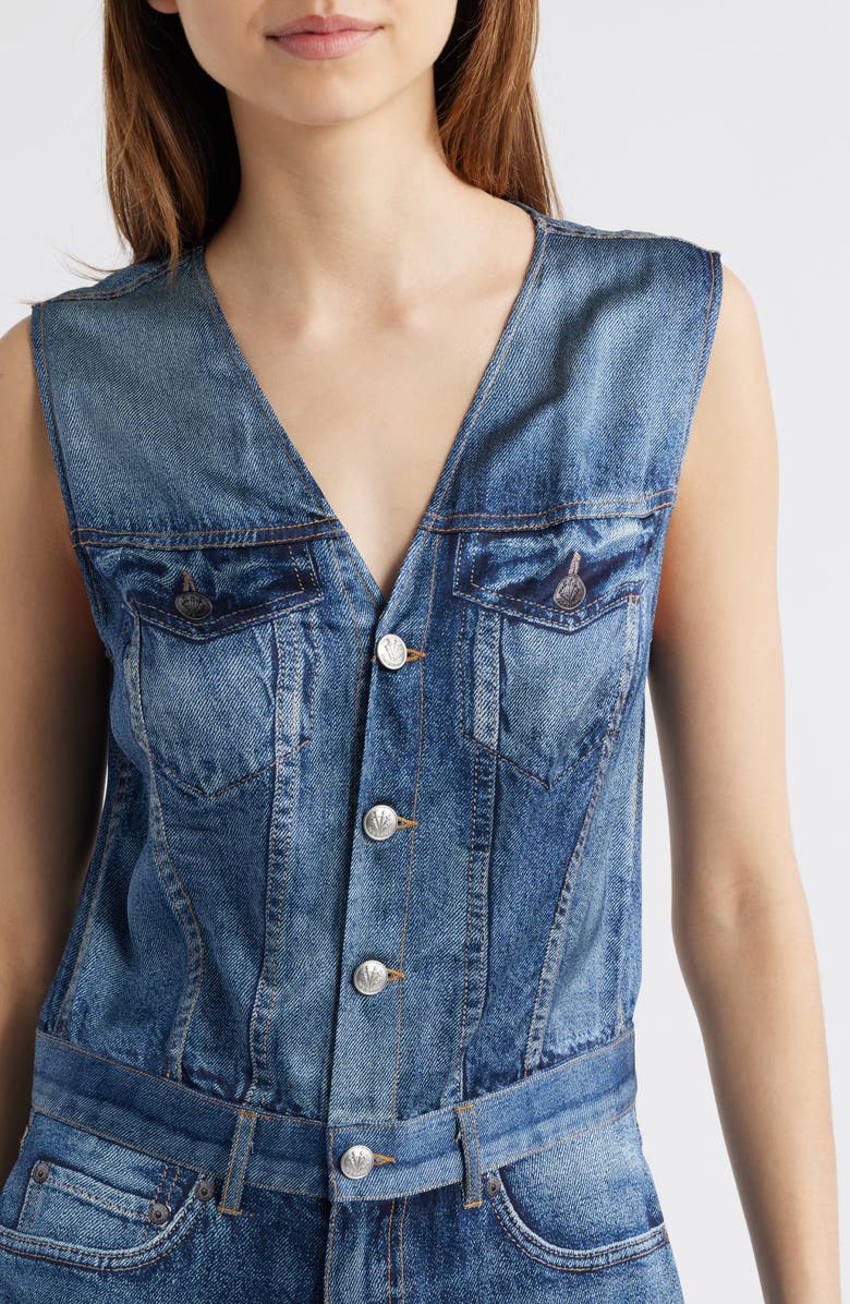 rag & bone Miramar Satin Jumpsuit, Alternate, color,