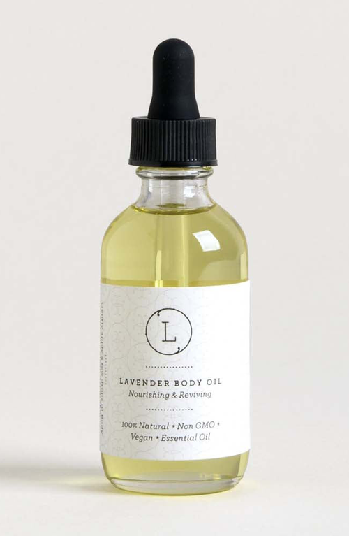 Lizush Cbd Lavender Body Oil With Cbd Natural Moisturizing Body Oil Thc Free In Lavender