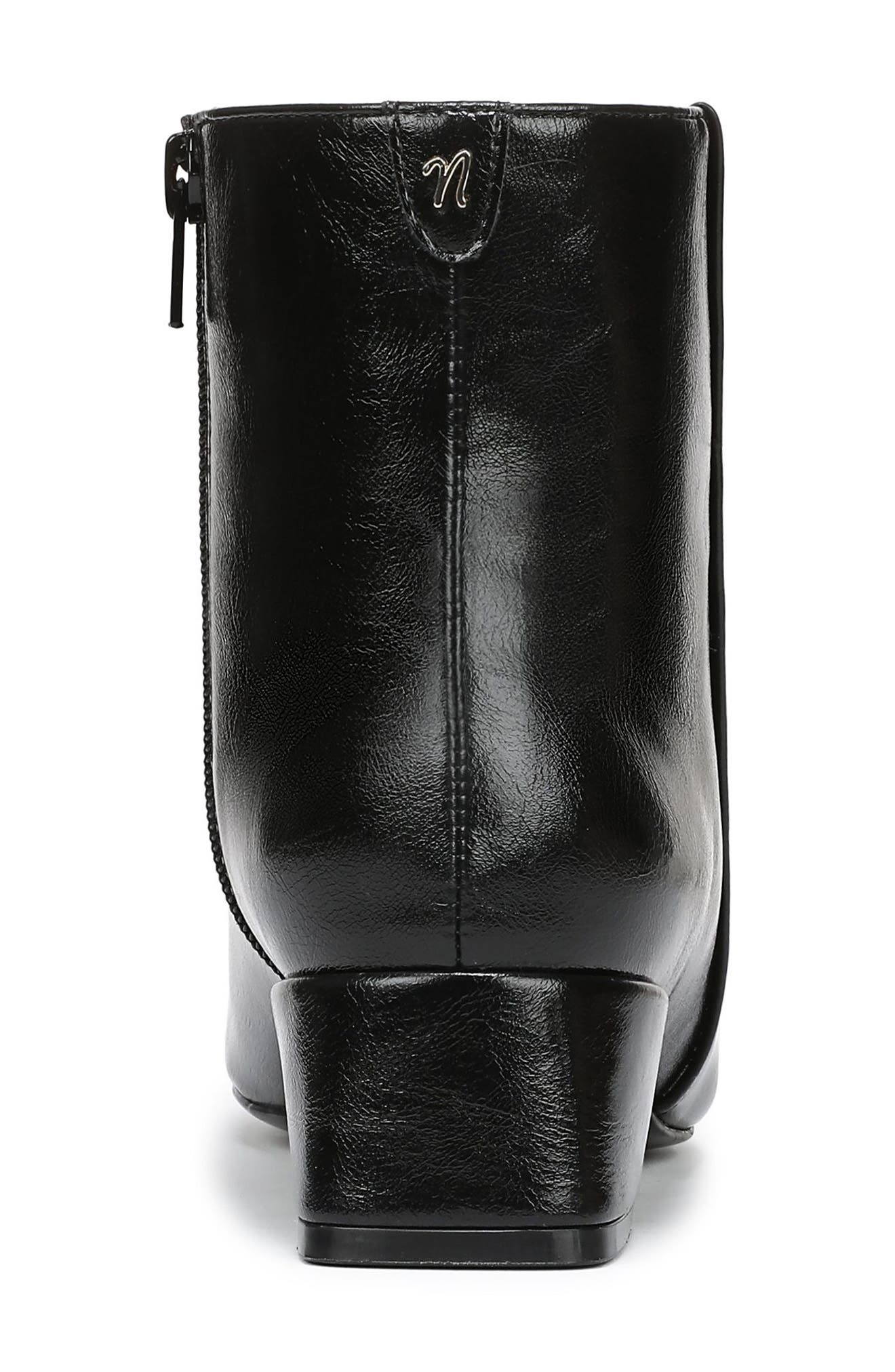 Naturalizer Hadley Square Toe Bootie, Alternate, color, Black