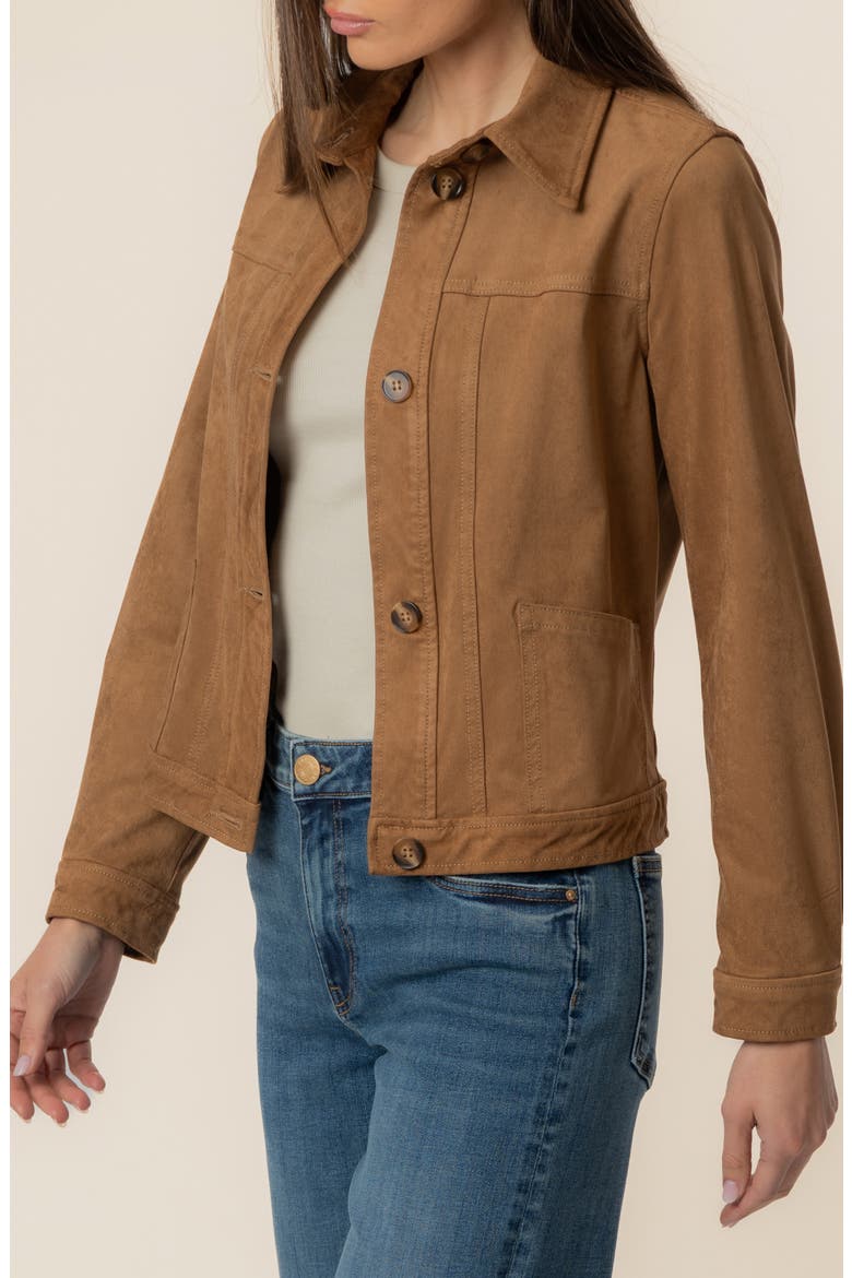 Matilda Trucker Jacket, Alternate, color, WHISKEY