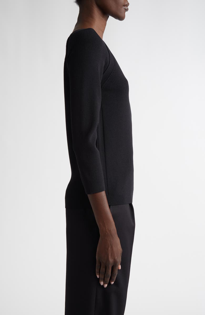 St. John Collection Fine Gauge Raglan Sleeve Sweater, Alternate, color, 