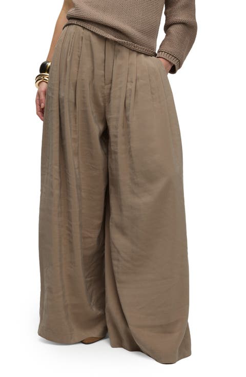 Linen Palazzo Pants