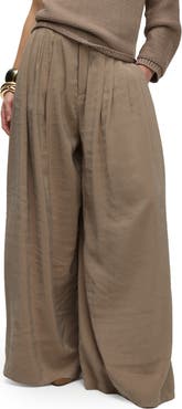 M&S Linen Palazzo Pants