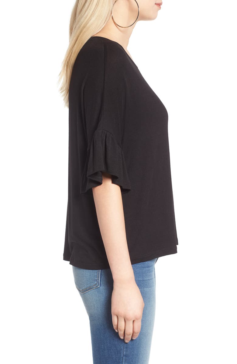 BP. Ruffle Tee, Alternate, color,