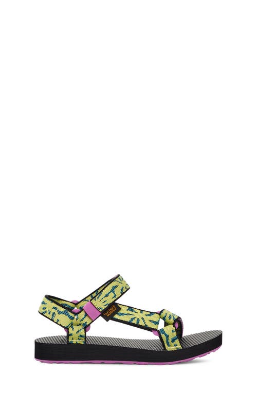 Teva Original Universal Sandal In Beach Floral Wild Lime