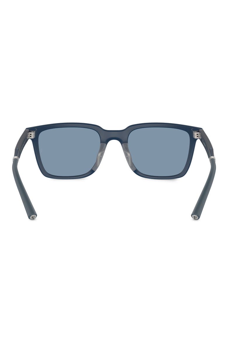 Roger Federer 52mm Rectangular Sunglasses, Alternate, color, MATTE BLUE