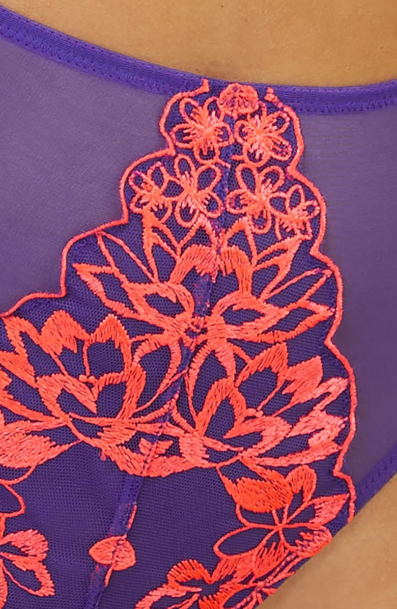 Playful Promises Ada Blossom High Waist Thong, Alternate, color, 