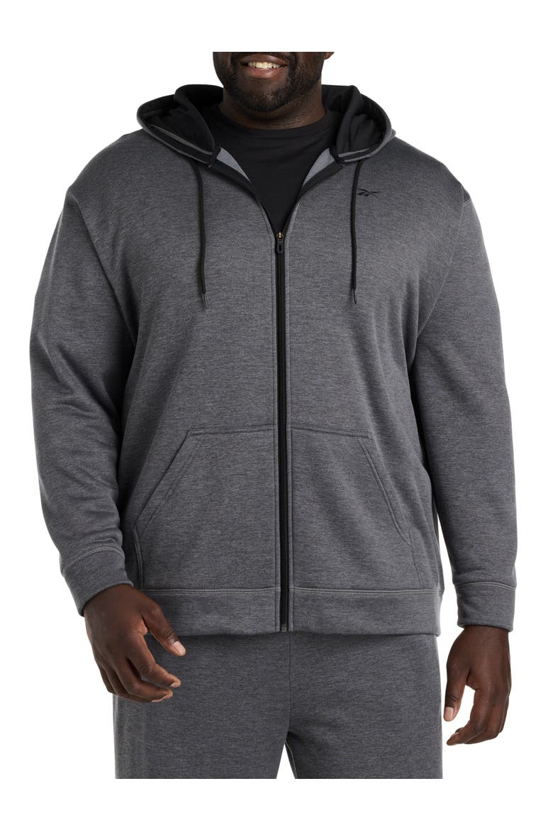 Performance Zip-Front Hoodie, Alternate, color, PURE GREY HEATHER