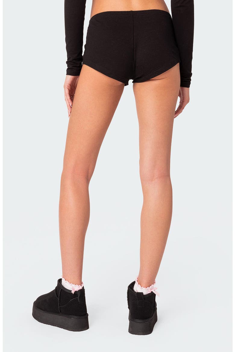 Attitude Problem Microshorts, Alternate, color, BLACK