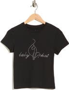 Baby Phat Rhinestone Logo Graphic T-Shirt