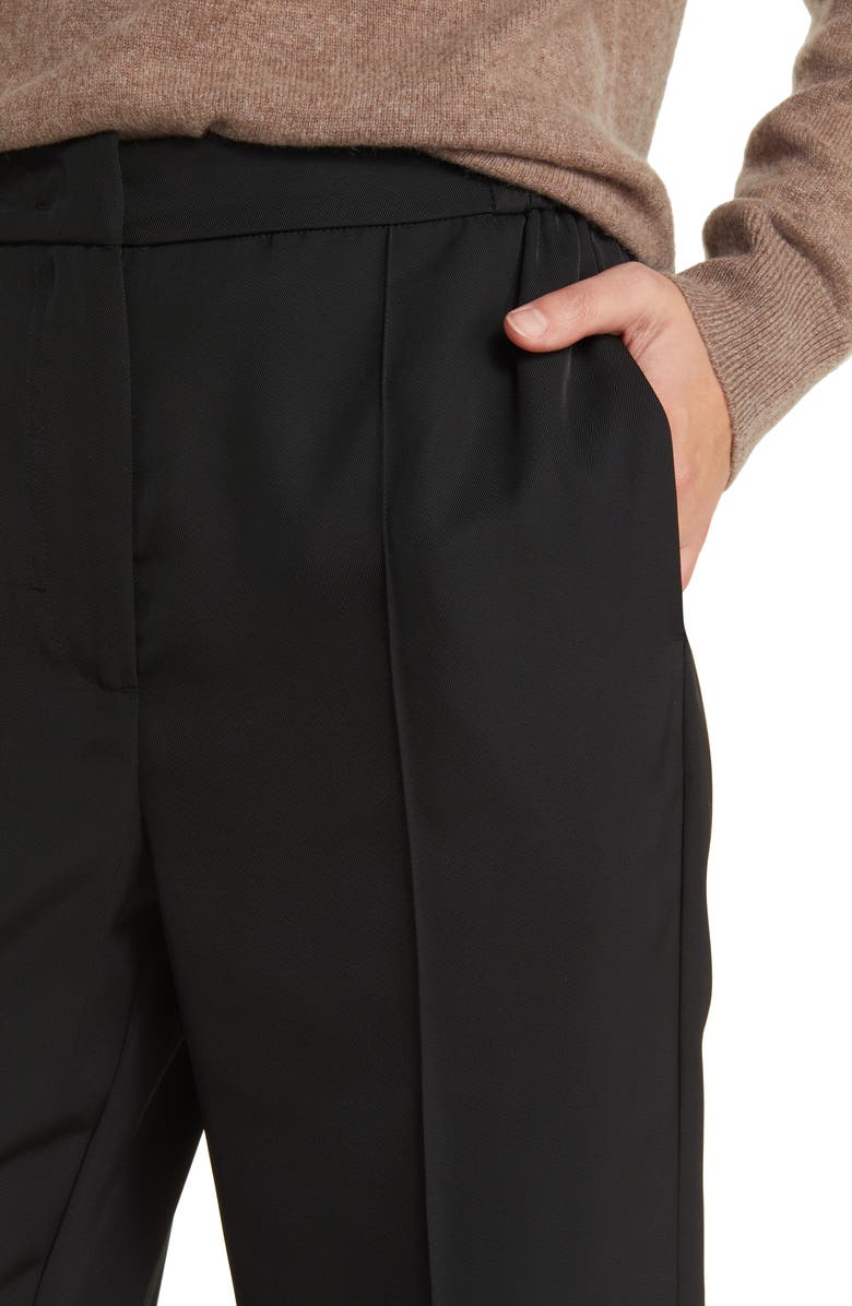 Rails Alta High Waist Straight Leg Pants, Alternate, color, Shiny Black