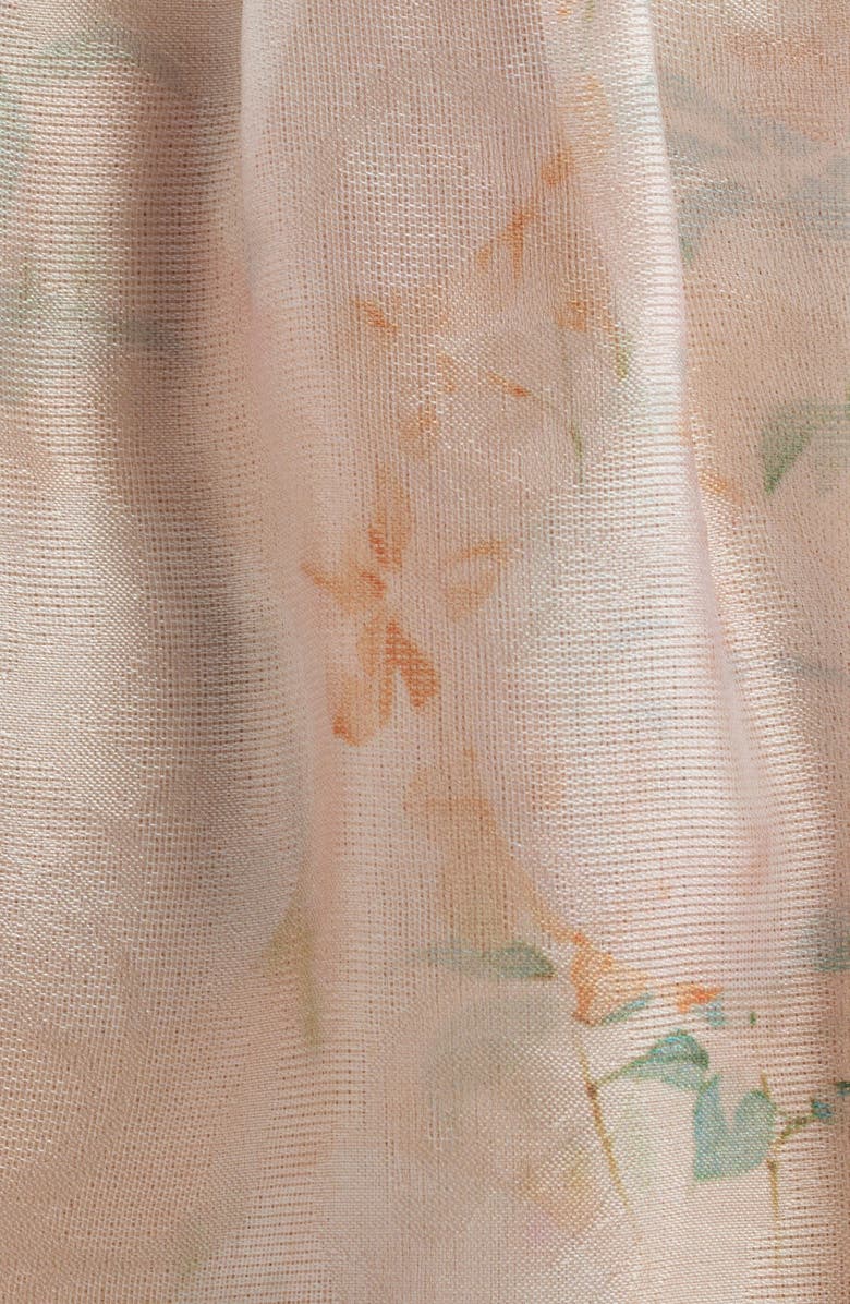 Lulus Vallia Tiered Maxi Dress, Alternate, color, Blush Floral