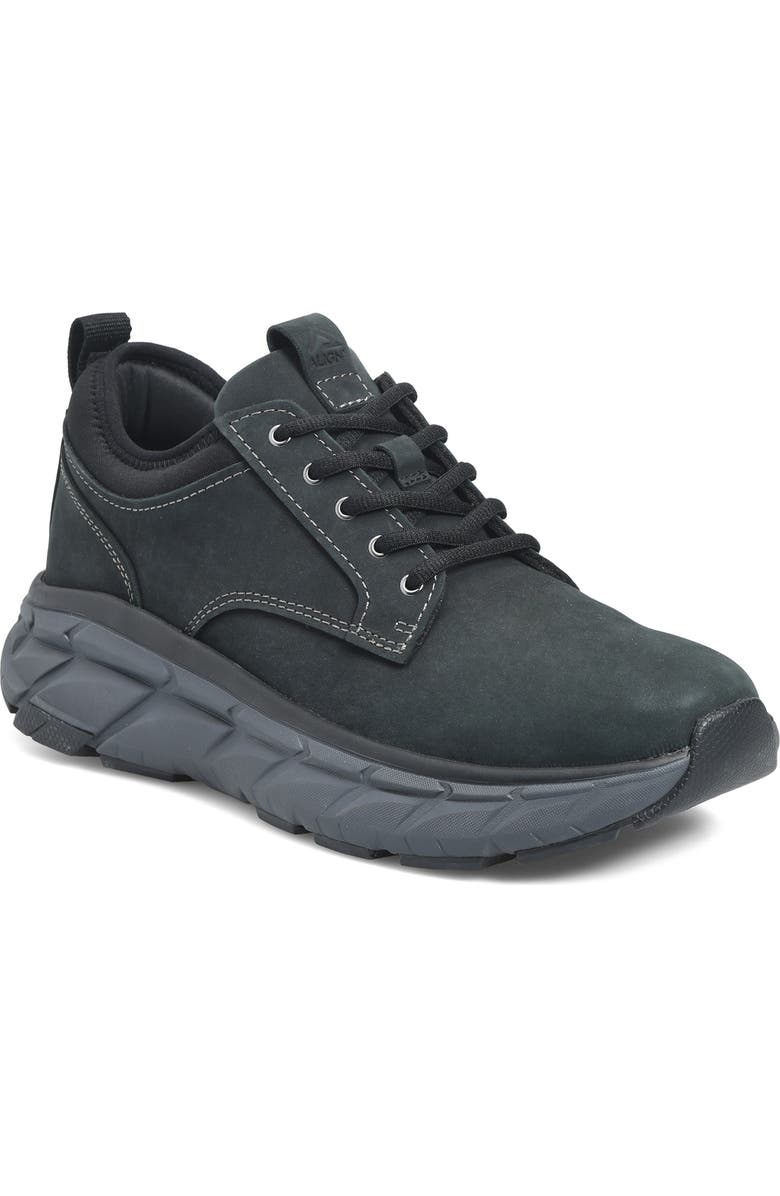 Align Verdell Water Resistant Leather Sneaker - Wide Width Available, Main, color, Black