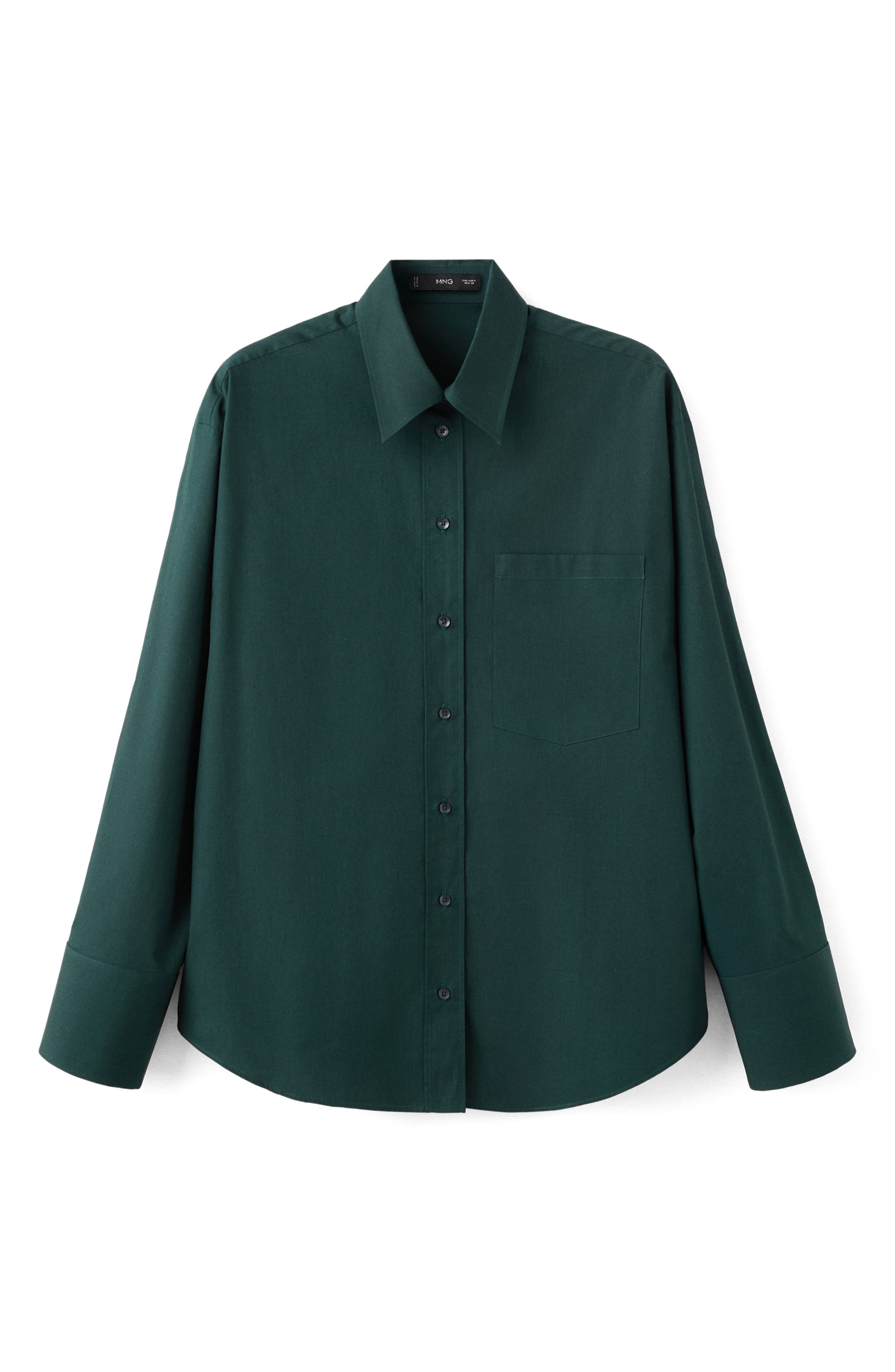 MANGO Pocket Oversize Shirt