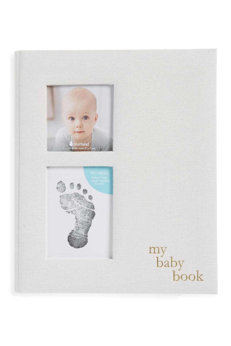 Linen Baby Book, Main, color, IVORY