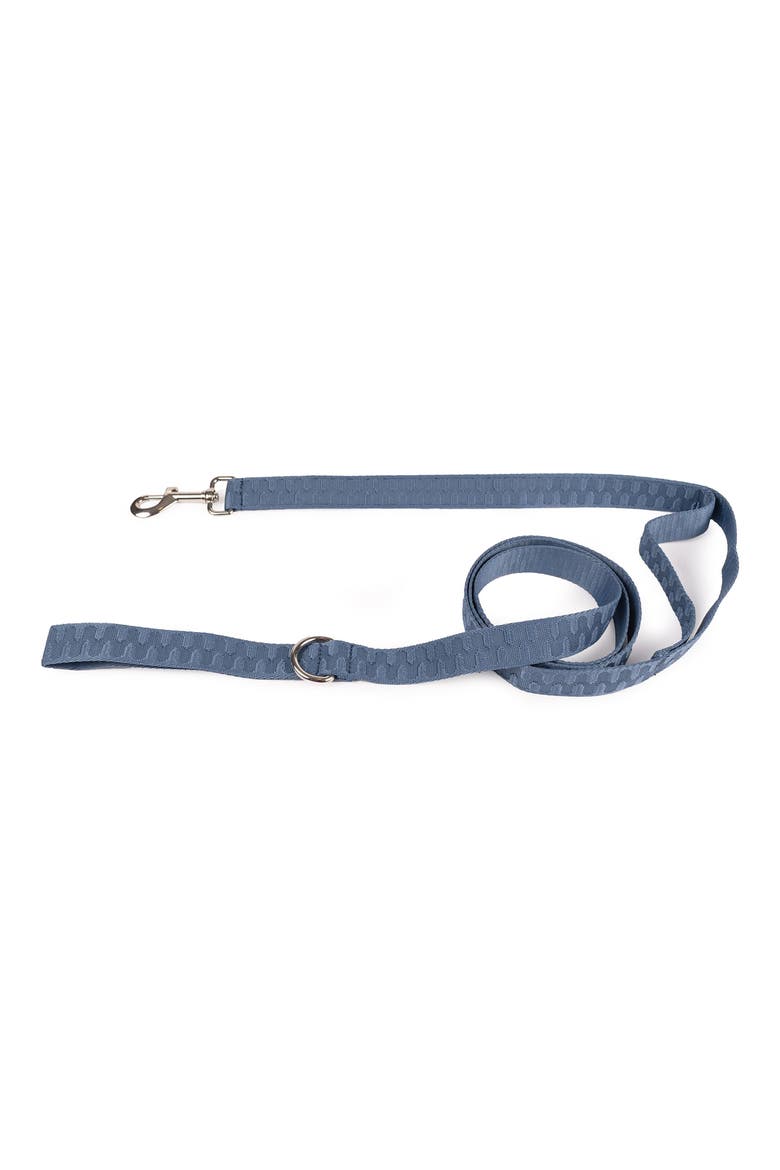 Checkered Wave Pet Leash, Alternate, color, WAVY BLUE