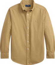 Polo Ralph Lauren Kids' Long Sleeve Garment Dyed Oxford Shirt
