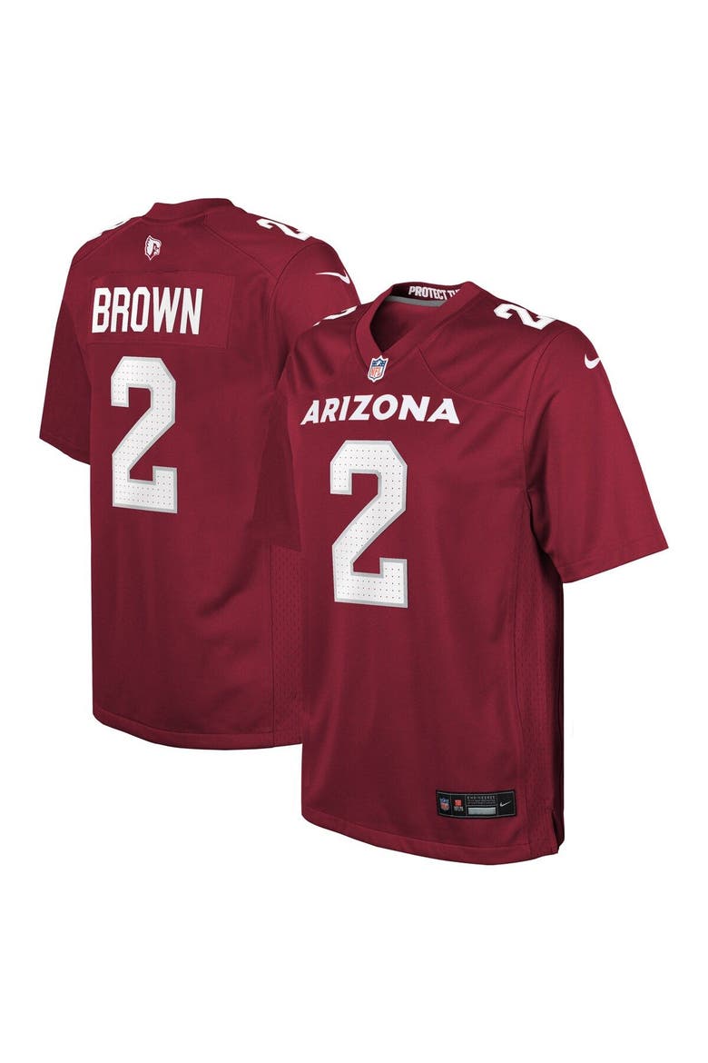 Youth Nike Marquise Brown Cardinal Arizona Cardinals Game Jersey, Main, color, Cardinal