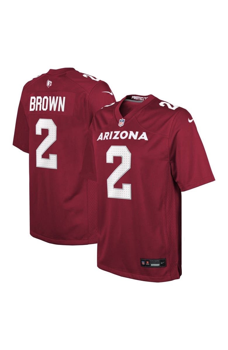 Nike Youth Nike Marquise Brown Cardinal Arizona Cardinals Game Jersey, Main, color,