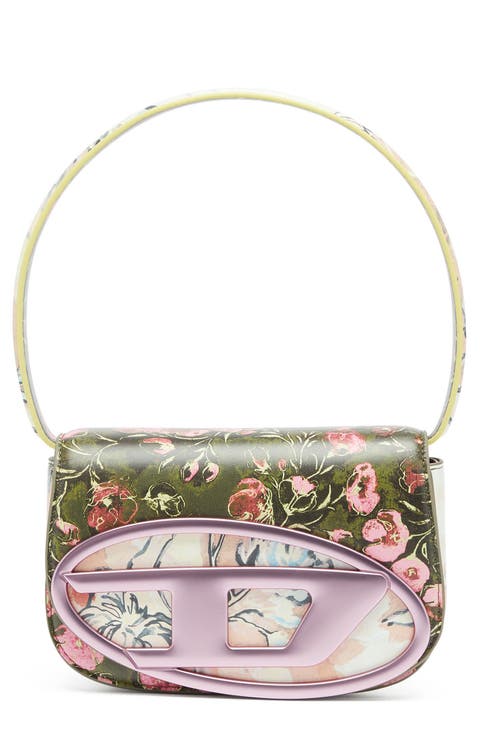 1DR Faux Leather Shoulder Bag