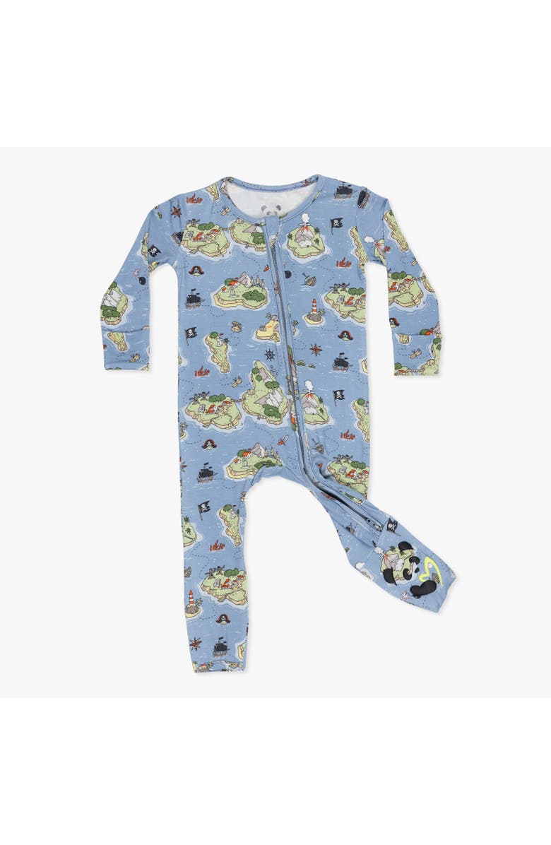 Bellabu Bear Baby Pirate Cove Convertible Footie, Main, color, Pirate Cove