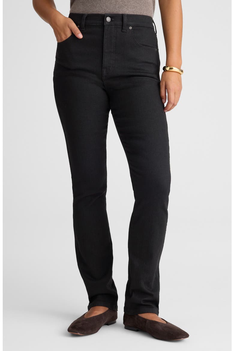 The Pencil High Waist Jeans, Alternate, color, BLACK FROST