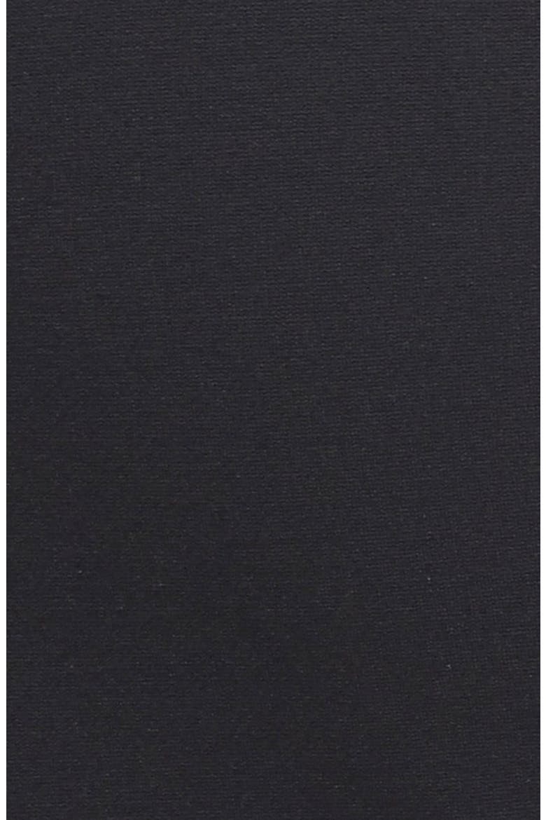 Cap Sleeve Ponte Sheath Dress, Alternate, color, BLACK