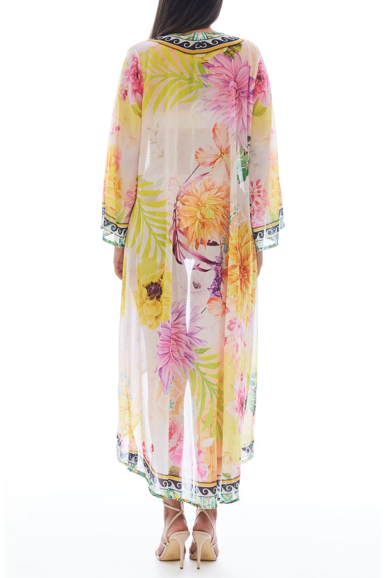 Floral Longline Duster, Alternate, color, LIGHT PINK