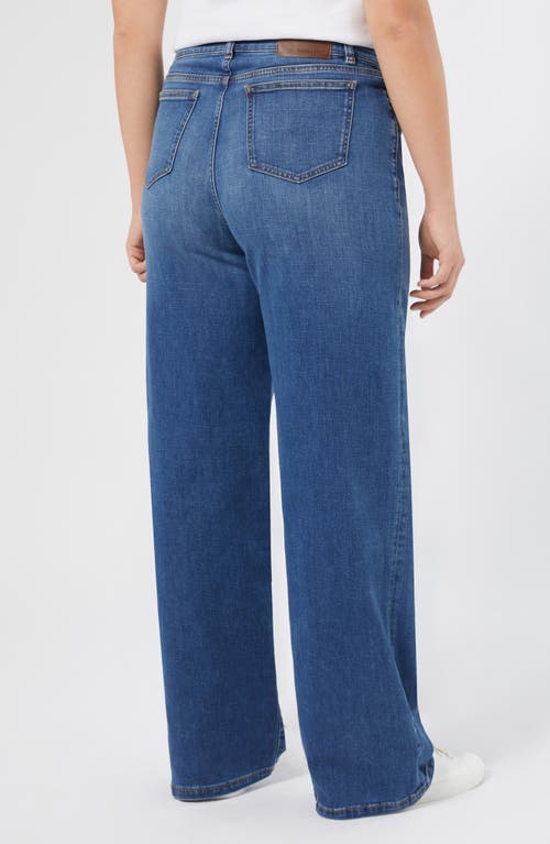 Marina Rinaldi Fida Wide Leg Jeans In Blue