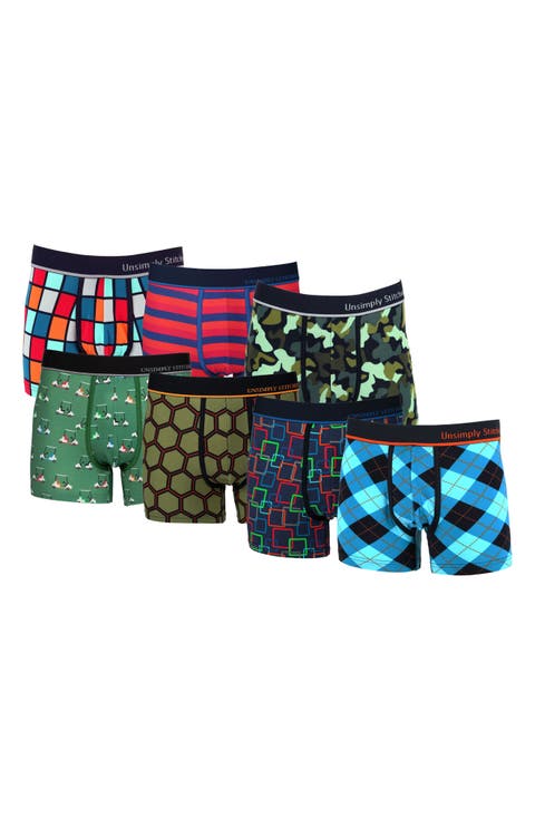 7-Pack Assorted Stretch Cotton Trunks