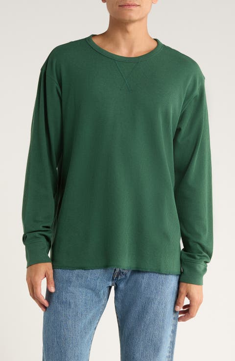Oversize Crewneck Thermal Top