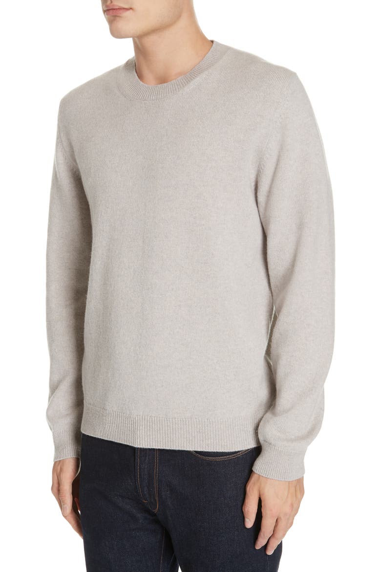 Crewneck Sweater, Alternate, color, BEIGE