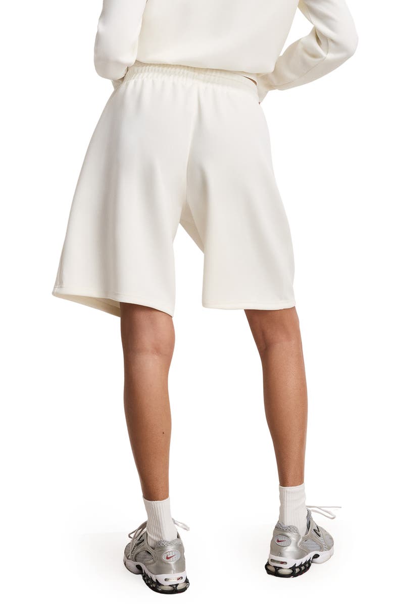Good American Air Soft Scuba Knit Shorts, Alternate, color, Cloud White001
