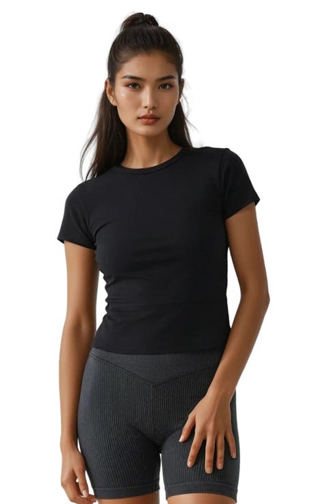 Tee with Built In Bra