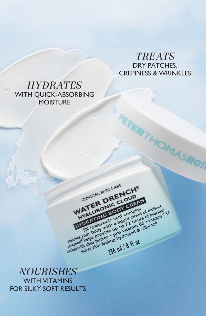 Peter Thomas Roth Water Drench<sup>®</sup> Hyaluronic Cloud Hydrating Body Cream, Alternate, color, 