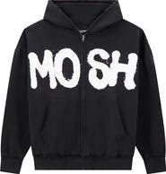 Rolling Loud Mosh Distressed Graphic Zip Hoodie