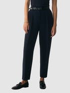 The Fold Siena Barrel Ankle-Grazer Trousers