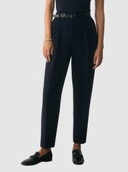 The Fold Siena Barrel Ankle-Grazer Trousers