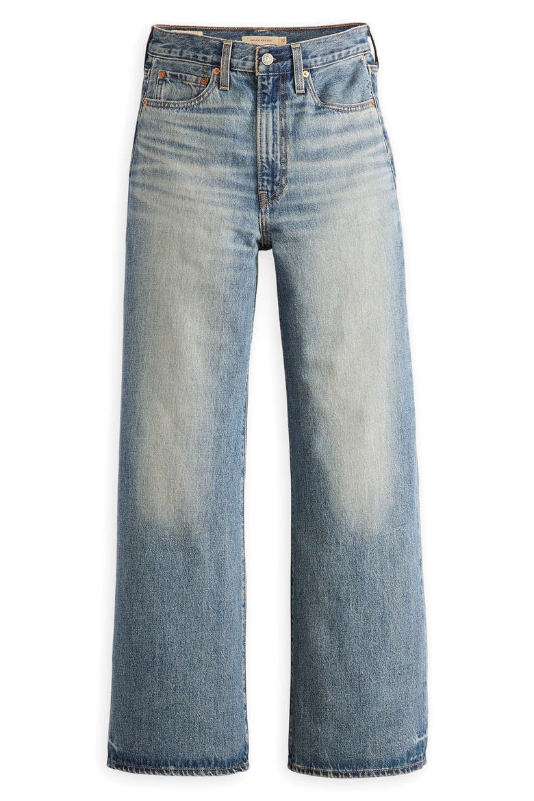 Ribcage High Waist Wide Leg Jeans, Alternate, color, TINT STORY