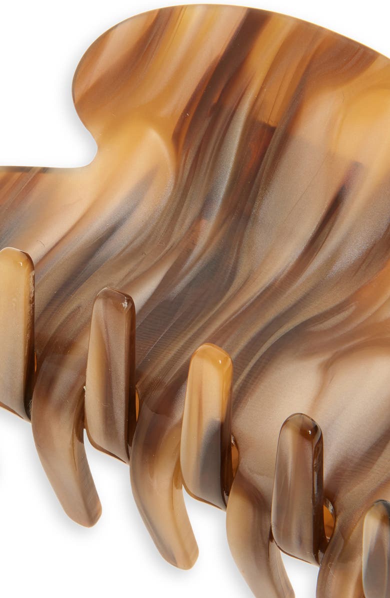 France Luxe Couture Claw Clip, Alternate, color, Caramel Swirl