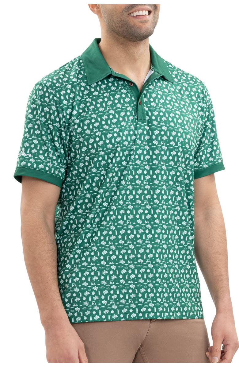 Kenny Flowers The Green Placket - Golf Shirt, Alternate, color, Green