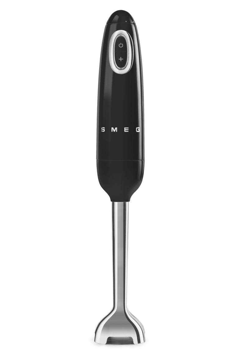'50s Retro Style Hand Blender with Accessories, Main, color, BLACK