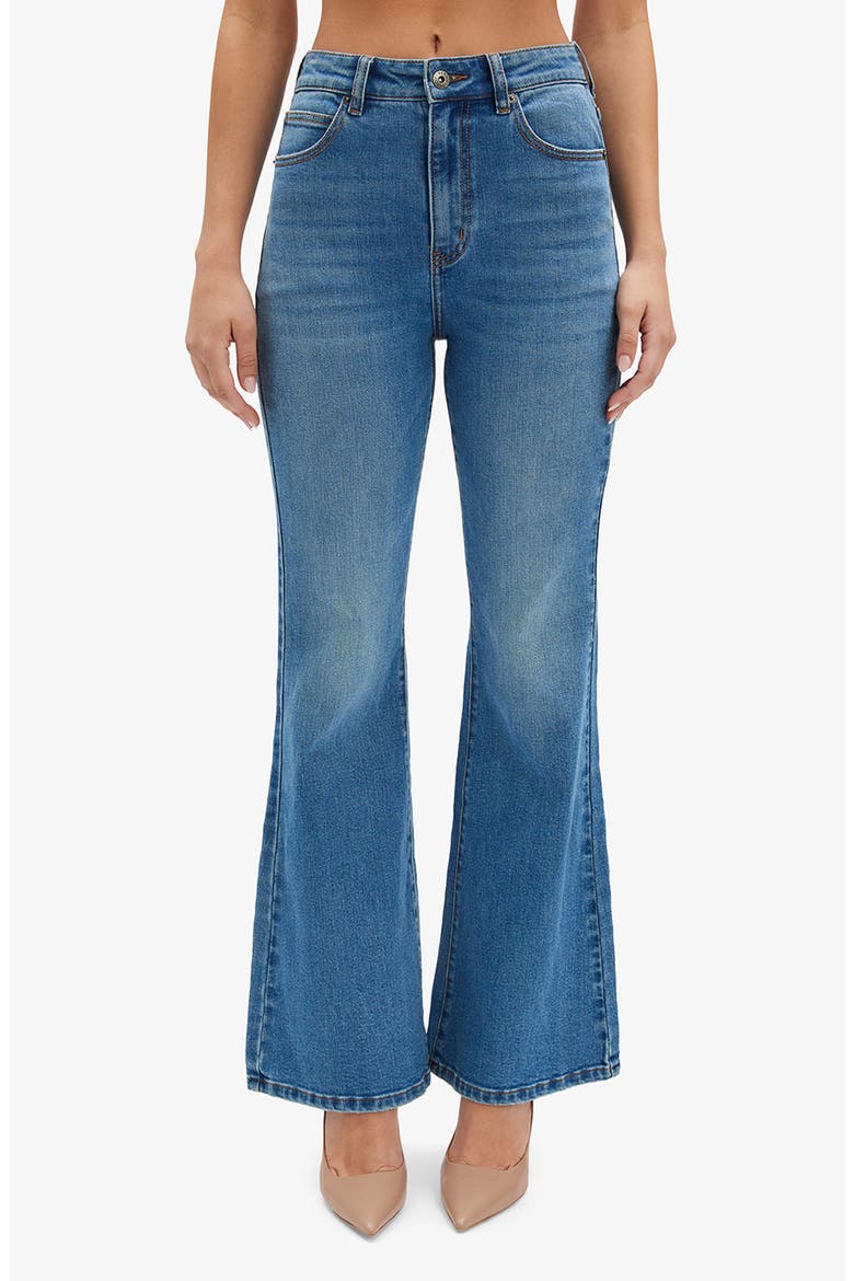 Ashlynn High Waist Bootcut Jeans, Main, color, DARK DENIM